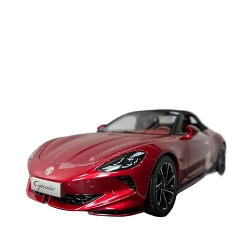 CHENXIAOLAN Miniaturmodelle 1:18 Für MG Cyber ​​​​rotes Roadster-Modell Statische Simulation Metalldruckguss-Auto Sammlerstück Fertigmodell von CHENXIAOLAN