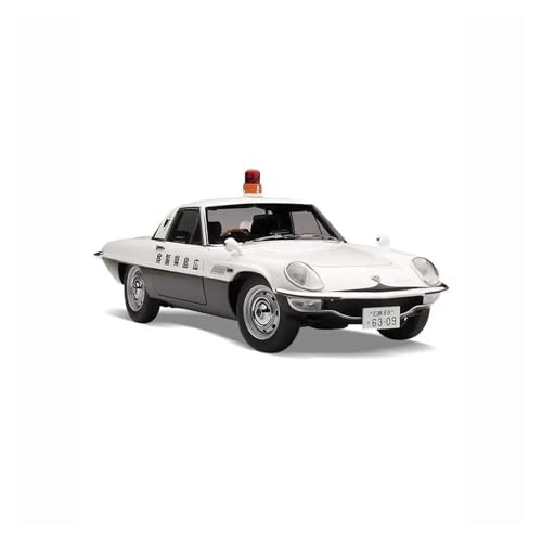 CHENXIAOLAN Miniaturmodelle 1:18 Für Mazda Cosmo Sport Polizeiauto Simulation Legierung Auto Modell Sammlung Metall Ornamente Fertigmodell von CHENXIAOLAN