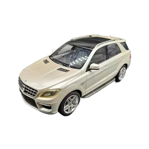 CHENXIAOLAN Miniaturmodelle 1:18 Für Mercedes Benz ML63 AMG Metallsimulationsautomodell Echte Nachbildungen Klassischer Fahrzeuge Fertigmodell von CHENXIAOLAN