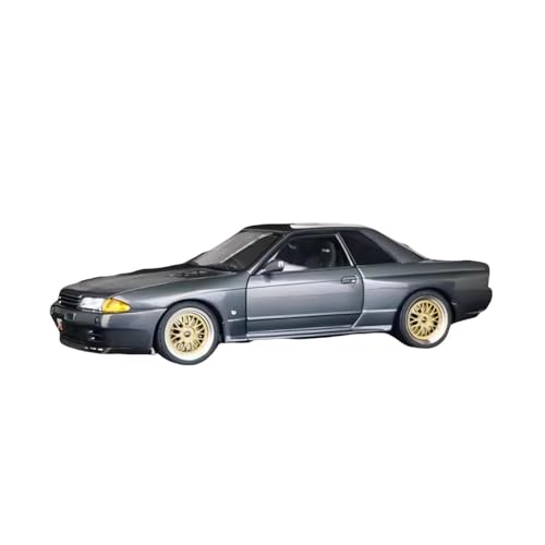 CHENXIAOLAN Miniaturmodelle 1:18 Für Nissan Skyline GTR R32 Spec II Simulation Legierung Auto Modell Fan Sammlung Hause Dekoration Fertigmodell(Gray) von CHENXIAOLAN