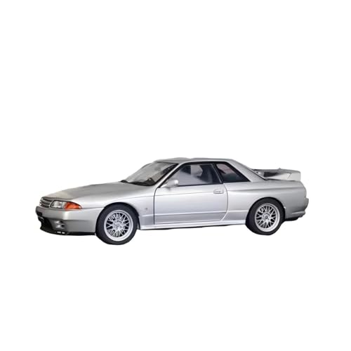 CHENXIAOLAN Miniaturmodelle 1:18 Für Nissan Skyline GTR R32 Spec II Simulation Legierung Auto Modell Fan Sammlung Hause Dekoration Fertigmodell(Silver) von CHENXIAOLAN