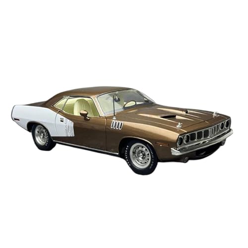 CHENXIAOLAN Miniaturmodelle 1:18 Für PLH Cuda 1971 Legierung Statisches Oldtimer-Modell Retro-Muscle-Car Hobby-Sammlung Souvenir Fertigmodell von CHENXIAOLAN