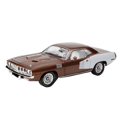 CHENXIAOLAN Miniaturmodelle 1:18 Für Plymouth Cuda 1971 Legierungs-Muscle-Car-Modell Hobby-Sammlung Souvenir Für Erwachsene Fertigmodell von CHENXIAOLAN