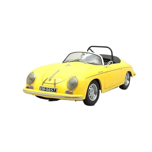 CHENXIAOLAN Miniaturmodelle 1:18 Für Porsche 356A Speedster 1600GT Klassisches Fahrzeug Legierung Simulation Auto Modell Spielzeug Sammlerstück Fertigmodell von CHENXIAOLAN