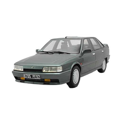 CHENXIAOLAN Miniaturmodelle 1:18 Für Renault 21 Turbo Ph.1 4-türige Limousine Grau Automodell Miniatur-Nachbildung Eines Fahrzeugs Spielzeugsammlung Fertigmodell von CHENXIAOLAN