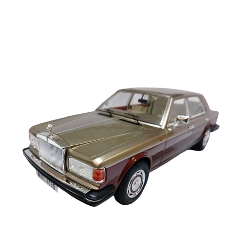 CHENXIAOLAN Miniaturmodelle 1:18 Für Rolls-Royce Silver Spirit 4-türiges Luxuslimousinenmodell Klassische Kollektion Limitierte Souvenirs Fertigmodell(Gold) von CHENXIAOLAN