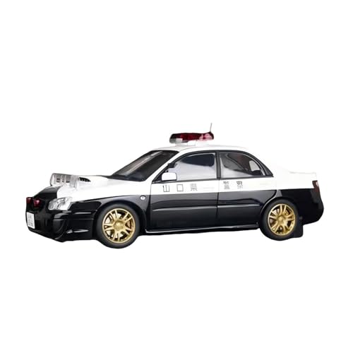 CHENXIAOLAN Miniaturmodelle 1:18 Für Subaru WRX STI Polizeiauto Simulation Legierung Statisches Automodell Klassische Sammlung Ornamente Fertigmodell von CHENXIAOLAN