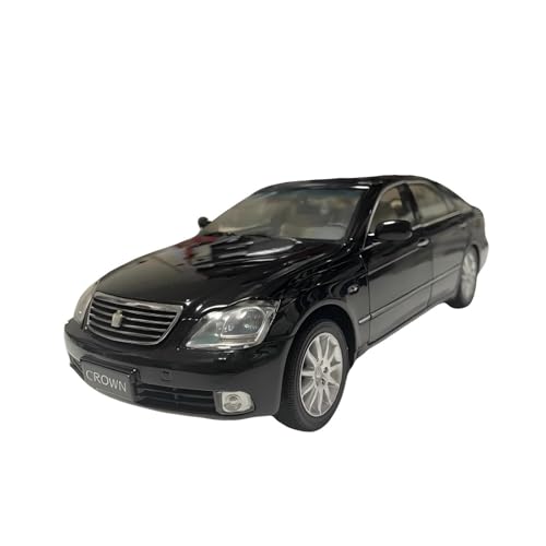 CHENXIAOLAN Miniaturmodelle 1:18 Für Toyota Crown 12. Diecast Model Car Collectible Ornament Souvenir Spielzeugfahrzeugfahrzeug Fertigmodell(Black A) von CHENXIAOLAN