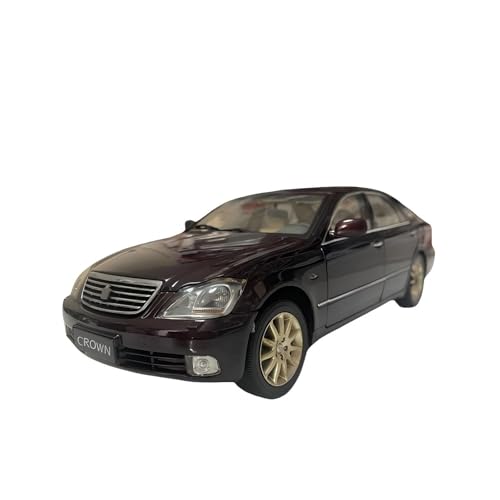 CHENXIAOLAN Miniaturmodelle 1:18 Für Toyota Crown 12. Diecast Model Car Collectible Ornament Souvenir Spielzeugfahrzeugfahrzeug Fertigmodell(Black B) von CHENXIAOLAN