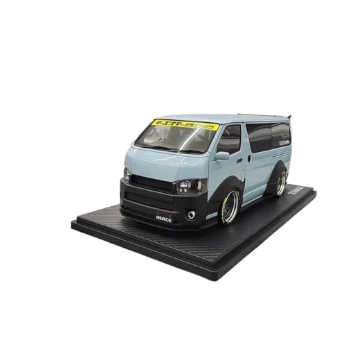 CHENXIAOLAN Miniaturmodelle 1:18 Für Toyota Hiace Van Limited Edition Harz Emulation Auto Modell Sammlung Spielzeug Dekoration Fertigmodell von CHENXIAOLAN