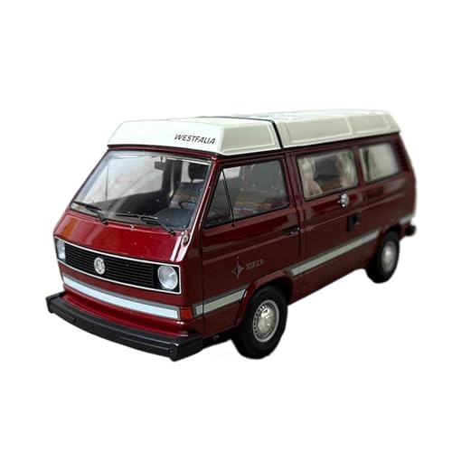 CHENXIAOLAN Miniaturmodelle 1:18 Für VW T3a Camping Bus Legierung Van Modell Auto Emulation Sammlung Spielzeug Display Fertigmodell von CHENXIAOLAN