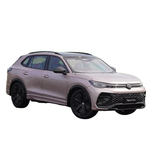 CHENXIAOLAN Miniaturmodelle 1:18 Für Volkswagen Tiguan L Pro 2024 Legierung Auto Modell Hobby Spielzeug Klassische Fahrzeug Fan Sammlung Fertigmodell(Pink) von CHENXIAOLAN