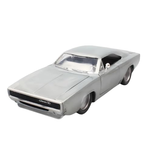 CHENXIAOLAN Miniaturmodelle 1:24 Für Dodge Charger 1968 Druckguss Simulierte Legierung Automodell Souvenir-Sammlung Metallornamente Spielzeug Fertigmodell von CHENXIAOLAN