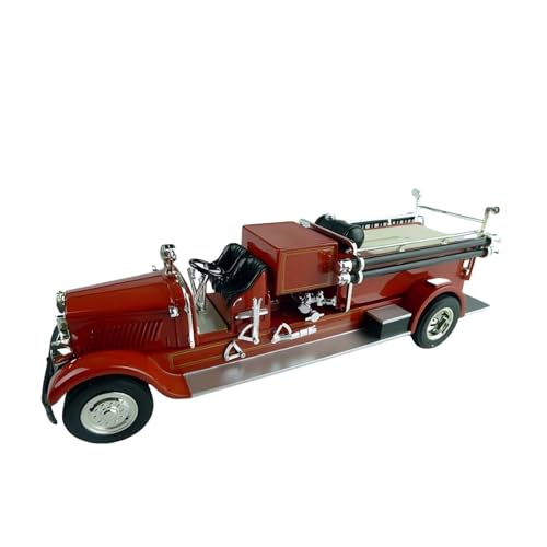 CHENXIAOLAN Miniaturmodelle 1:24 Für Mack Fire Truck Legierungsrettungs-Feuerwehrauto-Modellboutique Vergriffene Sammlung Fertigmodell von CHENXIAOLAN