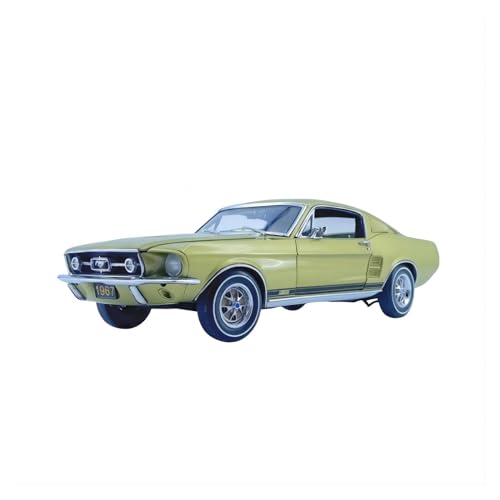 CHENXIAOLAN Miniaturmodelle 1:24 Für Mustang GT Fastback 1967 Classic Car Simulation Legierung Sammlung Modell Statische Ornament Spielzeug Fertigmodell von CHENXIAOLAN