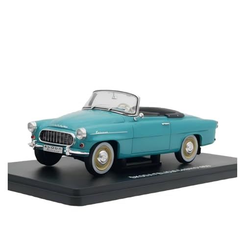 CHENXIAOLAN Miniaturmodelle 1:24 Für Skoda Felicia Cabrio 1959 Druckguss-Legierungsautos Modell Classics Collection Souvenir Statische Anzeige Fertigmodell von CHENXIAOLAN