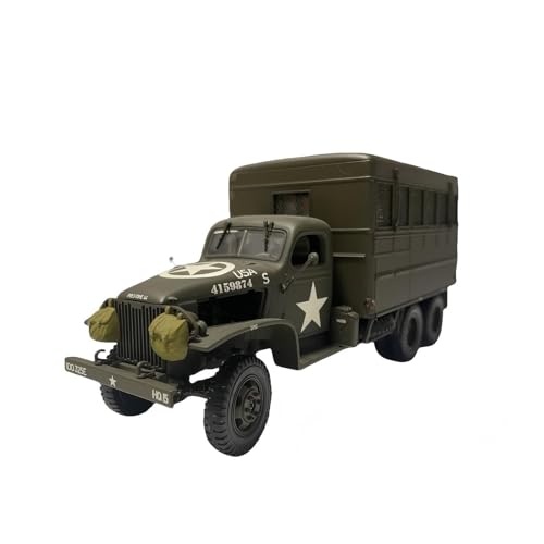 CHENXIAOLAN Miniaturmodelle 1:35 Für GMC CCKW 353 B2 1943 Militär-LKW-Automodell Simulation Legierung Spielzeugfahrzeug Sammlerstück Souvenir Fertigmodell von CHENXIAOLAN