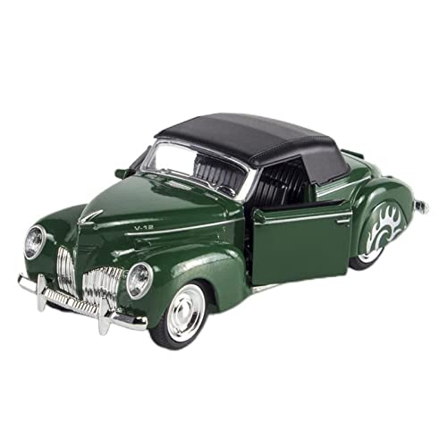 CHENXIAOLAN Miniaturmodelle 1:38 Für Lincoln Convertible Classic Car Legierung Kinderspielzeugauto Mit Sound Light Modell Fertigmodell(B) von CHENXIAOLAN