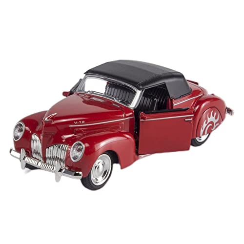 CHENXIAOLAN Miniaturmodelle 1:38 Für Lincoln Convertible Classic Car Legierung Kinderspielzeugauto Mit Sound Light Modell Fertigmodell(C) von CHENXIAOLAN