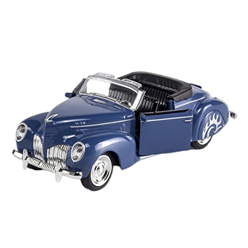 CHENXIAOLAN Miniaturmodelle 1:38 Für Lincoln Convertible Classic Car Legierung Kinderspielzeugauto Mit Sound Light Modell Fertigmodell(E) von CHENXIAOLAN