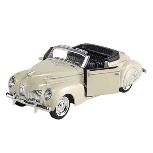 CHENXIAOLAN Miniaturmodelle 1:38 Für Lincoln Convertible Classic Car Legierung Kinderspielzeugauto Mit Sound Light Modell Fertigmodell(H) von CHENXIAOLAN