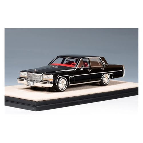 CHENXIAOLAN Miniaturmodelle 1:43 Für Cadillac Limousine 1983 Classic Coupe Legierung Simulation Modell Druckguss Spielzeug Sammler Ornamente Fertigmodell(Black) von CHENXIAOLAN