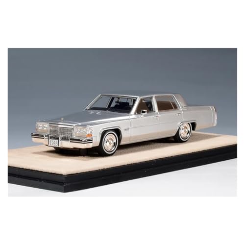 CHENXIAOLAN Miniaturmodelle 1:43 Für Cadillac Limousine 1983 Classic Coupe Legierung Simulation Modell Druckguss Spielzeug Sammler Ornamente Fertigmodell(Silver) von CHENXIAOLAN