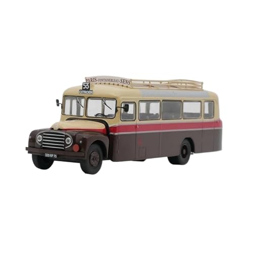 CHENXIAOLAN Miniaturmodelle 1:43 Für Citroen T46 1957 Bus Legierung Auto Modell Druckguss Fahrzeug Sammeln Souvenir Jungen Spielzeug Fertigmodell von CHENXIAOLAN