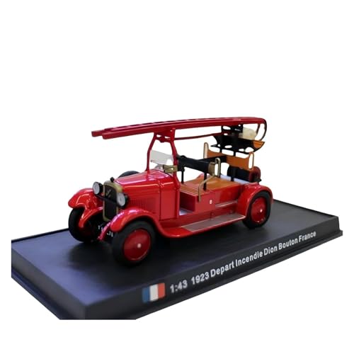 CHENXIAOLAN Miniaturmodelle 1:43 Für Depart Incendle Dion Bouton Fance 1923 Feuerwehrauto-Modell Klassische Sammlung Dekorationsspielzeug Fertigmodell von CHENXIAOLAN