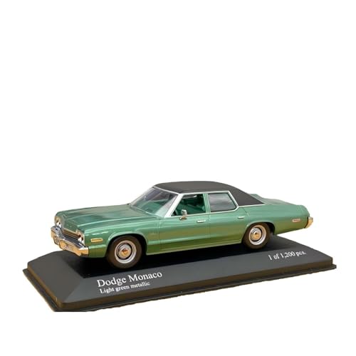 CHENXIAOLAN Miniaturmodelle 1:43 Für Dodge Monaco Legierung Simulation Auto Modell Diecast Spielzeug Sammler Ornamente Fertigmodell von CHENXIAOLAN