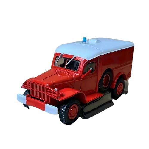 CHENXIAOLAN Miniaturmodelle 1:43 Für Dodge WC54 Feuerwehr LKW Simulation Legierung Auto Modell Spielzeug Fahrzeug Sammeln Souvenir Fertigmodell von CHENXIAOLAN