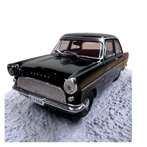 CHENXIAOLAN Miniaturmodelle 1:43 Für Ford 1950 Consul Oldtimer Legierung Simulation Modell Souvenir Sammlung Spielzeug Urlaub Geschenk Fertigmodell von CHENXIAOLAN