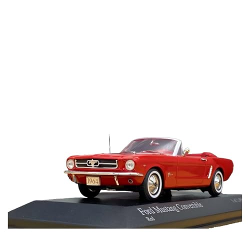 CHENXIAOLAN Miniaturmodelle 1:43 Für Ford Mustang Cabrio Simulation Legierung Auto Modell Diecast Spielzeug Sammler Souvenir Fertigmodell von CHENXIAOLAN