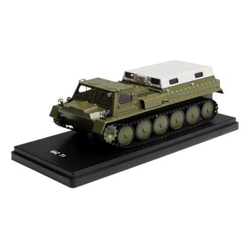 CHENXIAOLAN Miniaturmodelle 1:43 Für GAZ 71 Legierung Tank Modell Simulation Diecast Fahrzeug Sammeln Souvenir Jungen Spielzeug Fertigmodell von CHENXIAOLAN