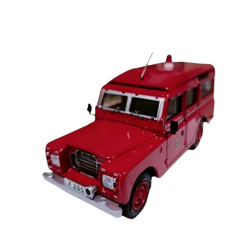 CHENXIAOLAN Miniaturmodelle 1:43 Für Land Rover 109 LWB Miniatursimulation Rettungsfeuerwehrauto Modell Urlaub Weihnachtsstrümpfe Geschenk Fertigmodell von CHENXIAOLAN