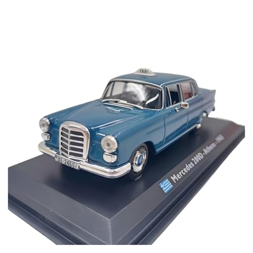 CHENXIAOLAN Miniaturmodelle 1:43 Für Mercedes 200D 1956 Taxi Legierung Automodell Statisches Fahrzeug Sammlung Hobby Fertigmodell von CHENXIAOLAN