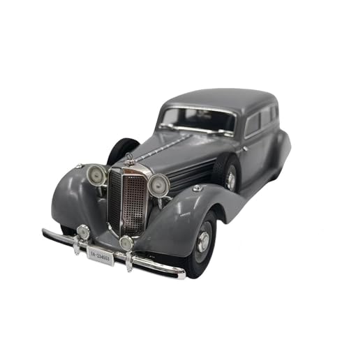 CHENXIAOLAN Miniaturmodelle 1:43 Für Mercedes-Benz 770 Oldtimer Legierungsmodell Sammlerstück Retro-Ornament Geschenk-Display Fertigmodell(Gray) von CHENXIAOLAN