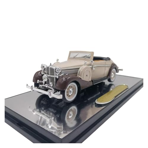 CHENXIAOLAN Miniaturmodelle 1:43 Für Mercedes Maybach 1937 Cabrio Oldtimer Simulation Legierung Automodell Hobby Collection Fertigmodell von CHENXIAOLAN