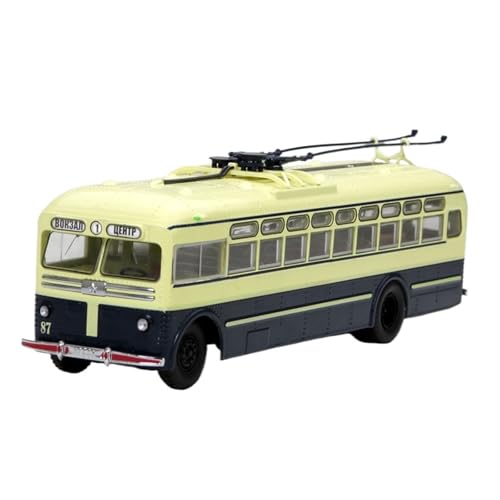 CHENXIAOLAN Miniaturmodelle 1:43 Für Mtb-82d Trolleybus Metall Auto Modell Sammeln Legierung Spielzeug Statische Dekoration Fertigmodell von CHENXIAOLAN