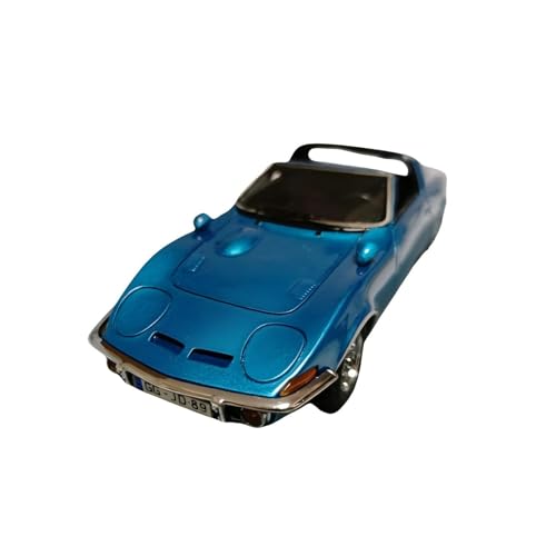 CHENXIAOLAN Miniaturmodelle 1:43 Für Opel GT Aero 1969 Harzsimulation Zweitüriges Cabrio-Sportwagenmodell Fahrzeugsammlung Fertigmodell von CHENXIAOLAN