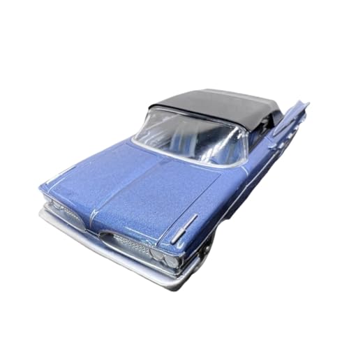 CHENXIAOLAN Miniaturmodelle 1:43 Für Pontiac 1959 Oldtimer Simulation Legierung Sammlung Modell Statische Ornament Geschenk Spielzeug Fertigmodell(Blue-B) von CHENXIAOLAN