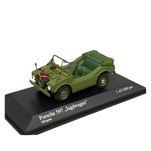 CHENXIAOLAN Miniaturmodelle 1:43 Für Porsche 597 Simulation Legierung Automodell Miniatur Replik Fahrzeug Erwachsenen Spielzeug Sammlerstücke Fertigmodell von CHENXIAOLAN