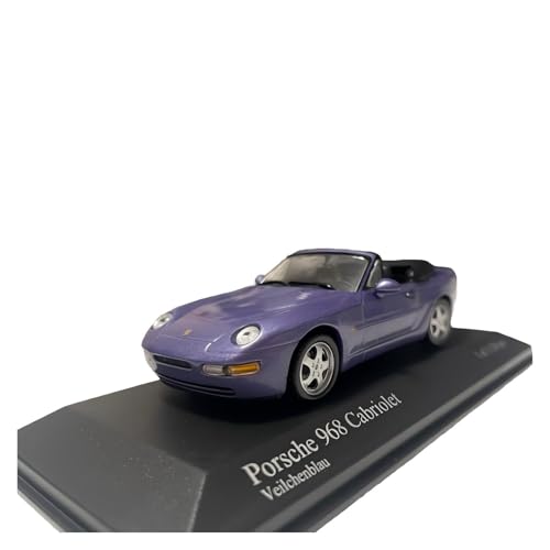 CHENXIAOLAN Miniaturmodelle 1:43 Für Porsche 968 Cabriolet 1994 Leichtmetall-Cabrio-Sportwagenmodell Druckguss-Spielzeug Sammlerornamente Fertigmodell von CHENXIAOLAN