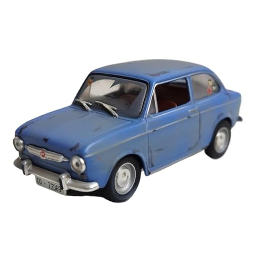 CHENXIAOLAN Miniaturmodelle 1:43 Für Seat 850 Alte Version Legierung Auto Modell Metall Ornamente Sammlung Metall Spielzeug Geschenk Anzeige Fertigmodell von CHENXIAOLAN