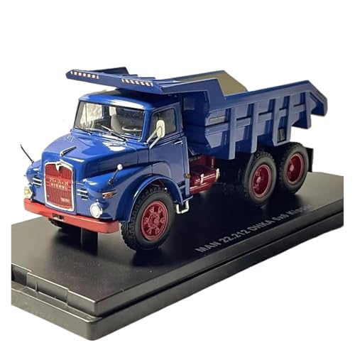 CHENXIAOLAN Miniaturmodelle 1:50 for Man 22.212 DHKA 6X6 Kipper Vintage Classic Dump Truck Modell Statisches Simulationsfahrzeug Fertigmodell von CHENXIAOLAN