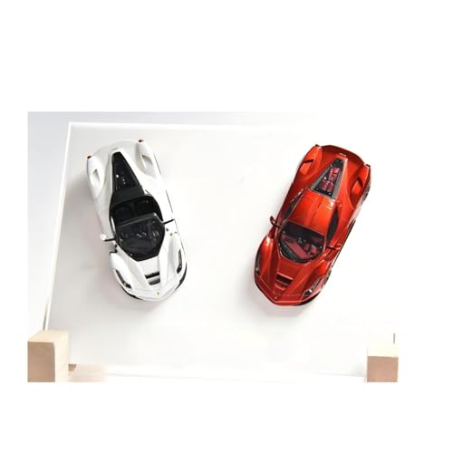 CHENXIAOLAN Miniaturmodelle 1:64 Für McLaren P1 Aperta Zwei-Auto Set Harz Miniatur Modell Erwachsene Dekoration Junge Spielzeug Fertigmodell(Style a) von CHENXIAOLAN