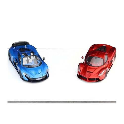 CHENXIAOLAN Miniaturmodelle 1:64 Für McLaren P1 Aperta Zwei-Auto Set Harz Miniatur Modell Erwachsene Dekoration Junge Spielzeug Fertigmodell(Style b) von CHENXIAOLAN