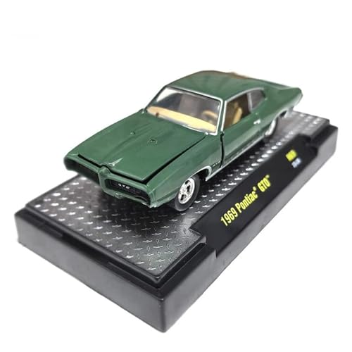 CHENXIAOLAN Miniaturmodelle 1:64 Für Pontiac GTO 1969 Muscle Cars Modell Classics Adult Boy Toys Collection Souvenir Fertigmodell von CHENXIAOLAN