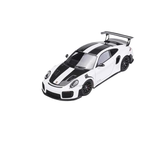 CHENXIAOLAN Miniaturmodelle 1:64 Für Porsche 911 GT2 RS Limited Edition Auto Modell Emulation Fahrzeug Spielzeug Sammlung Geschenk Display Fertigmodell(White) von CHENXIAOLAN