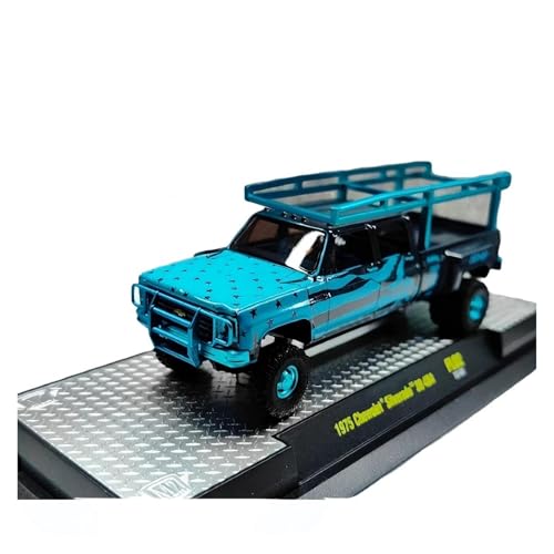 CHENXIAOLAN Miniaturmodelle 1:64 Für Silverado Extended 1975 Pickup Legierung Auto Modell Sammlung Souvenir Statische Display Ornamente Spielzeug Fertigmodell(Style B) von CHENXIAOLAN